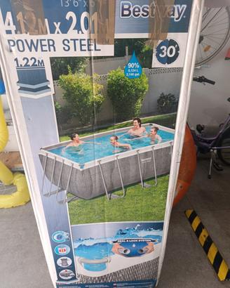 piscina power steel bestway 