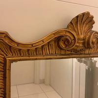 SPECCHIERA mid-century  LEGNO DORATO stile barocco