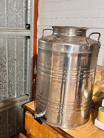 Tanica acciaio inox 50 litri