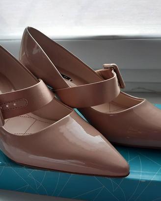 Décolleté Mary Jane Zara lucide rosa/nude – 37