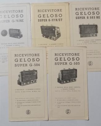 Schemi Ricevitore Geloso vintage
