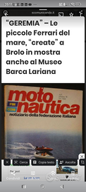 Motoscafo Lara anni 70