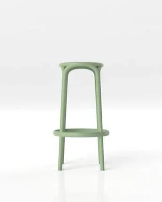 Sgabello Brooklyn Vondom H.66cm Verde Salamoia