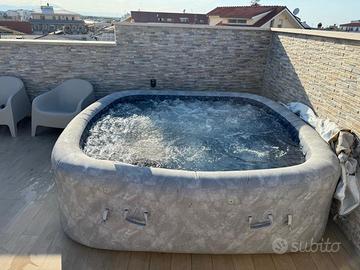 Bestway piscina jacuzzi spa gonfianile 7 posti