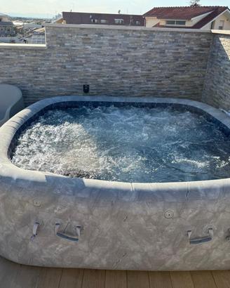 Bestway piscina jacuzzi spa gonfianile 7 posti