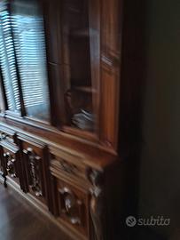 libreria maestro Cimabue intagliata a mano 