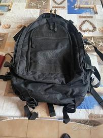 Zaino Tattico Militare Color Nero