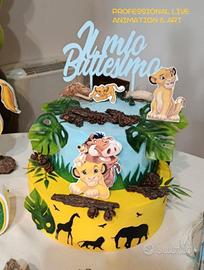 Torta scenografica Re Leone