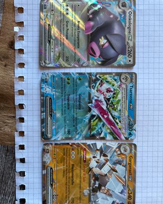 Set 3 carte pokemon