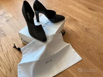 Scarpe da donna in pelle nera marca REISS