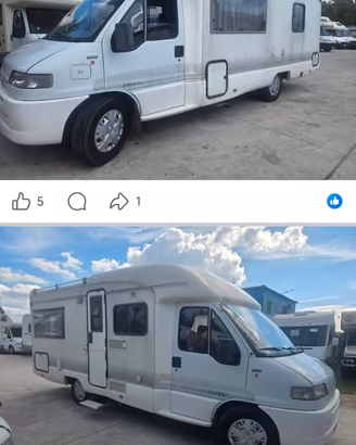 Camper fiat ducato 2,5 TDI semintegrale 
