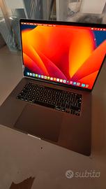 MacBook PRO 16 i7 16GB RAM 512GB SSD 2019