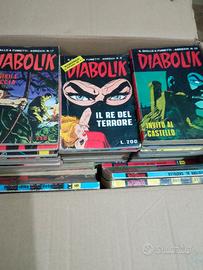 Fumetti Diabolik dal 1970 al 77 