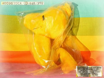 WOODSTOCK Snoopy peluche 1972 NUOVO SIGILLATO