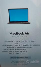 Mac Book air, retina 13 pollici