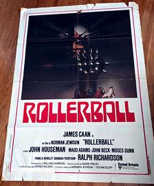 Manifesto Cinematografico Originale  "ROLLERBALL"