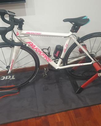 bicicletta con rulli