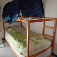 Letto reversibile Ikea Kura completo
