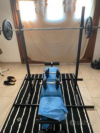 Set attrezzi da palestra