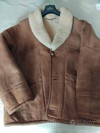 Giaccone Montone Vintage Shearling Originale Uomo