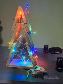 albero di natale in legno