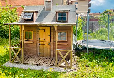 Casetta in Legno per Bambini a 2 piani