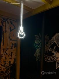 Insegna vintage a led neon lampada