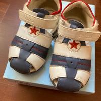 Sandali scarpe 22 bianche blu CHICCO