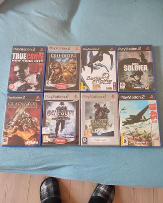 8 giochi PlayStation 2 completi