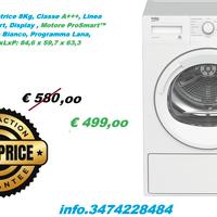 beko asciugatrice da 8 kg in A+++