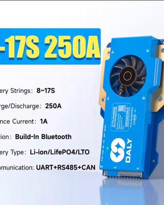 Daly Bms 250ah per batterie lifepo4