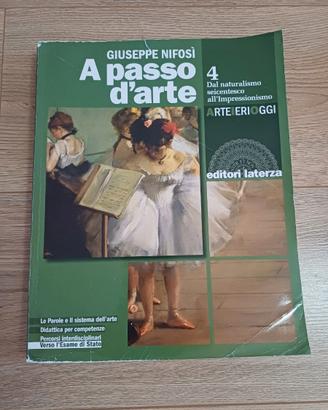Libro scolastico A PASSO D'ARTE anno 4