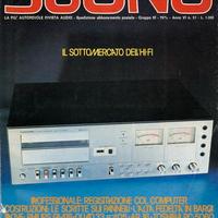 rivista SUONO numero 51 luglio agosto 1976