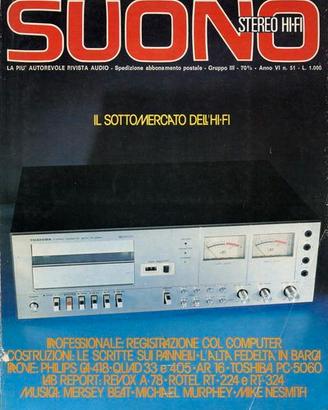 rivista SUONO numero 51 luglio agosto 1976