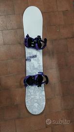 Snowboard Burton Lux + attacchi Ride LXH