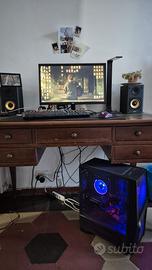 Set up completo: PC gaming+monitor+tastiera+mouse