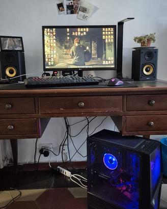 Set up completo: PC gaming+monitor+tastiera+mouse