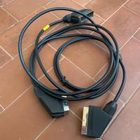 Cavo scart doppio presa scart per registrare