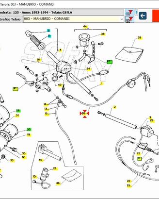 Cavo gas Aprilia RS 125 AP8114252