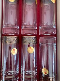 Collezziine ZWIESEL Vintage con decorazioni dorate