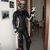 Tuta da moto componibile