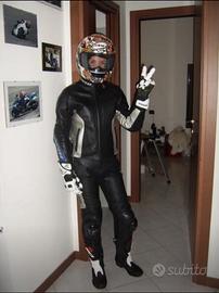 Tuta da moto componibile