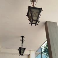 Lampadari da esterno in ferro battuto 