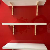 Mensola ripiano scaffale legno no ikea design