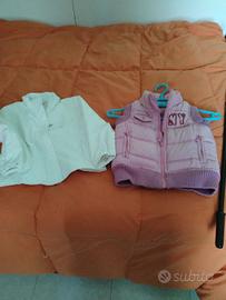 giubbino bianco 5 a. smanicato rosa 2 a