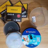 lotto 45 CD e DVD  R  + custodie come foto