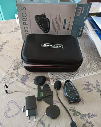INTERFONO MOTO MIDLAND BTX2 PRO S  Doppio O SISTEM