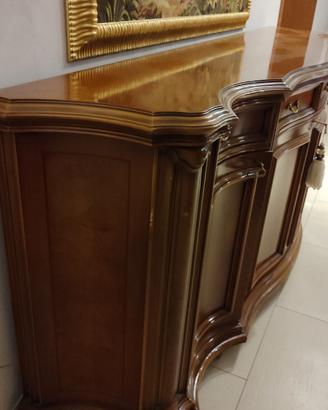 Credenza artigianale in stile Luigi XV – legno mas
