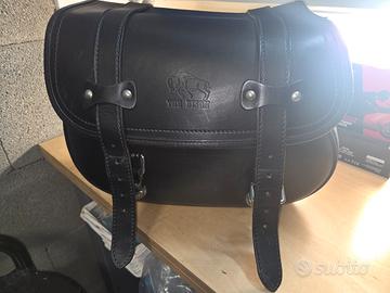 Borsa laterale The Bison in vera pelle H-D