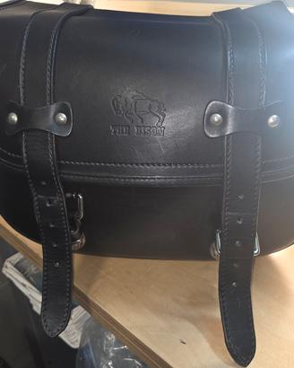 Borsa laterale The Bison in vera pelle H-D